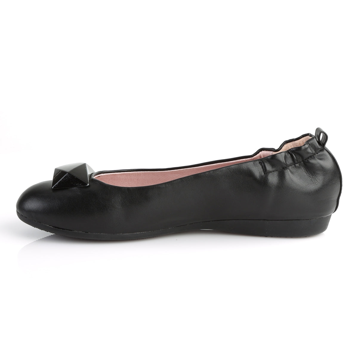 Pin Up Couture Bombas para mujer OLIVE-08 Blk Faux Cuero
