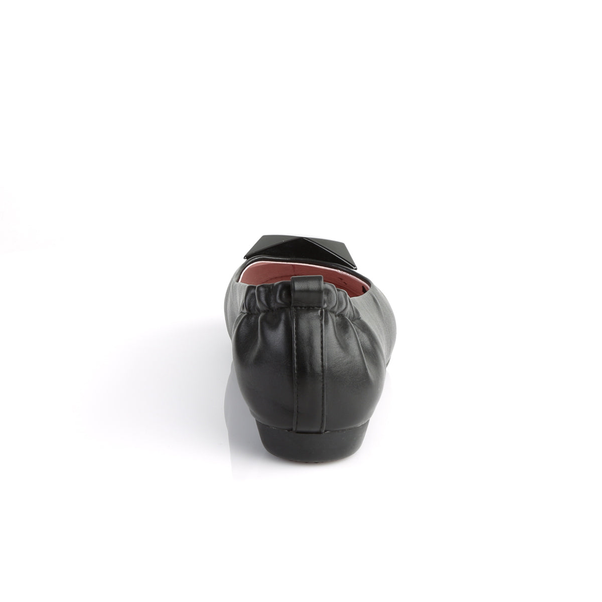 Pin Up Couture Bombas para mujer OLIVE-08 Blk Faux Cuero