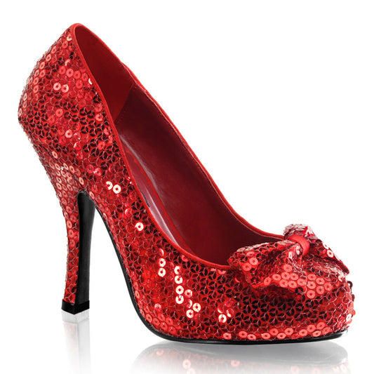 Funtasma Bombas para mujer OZ-06 lentejuelas rojas