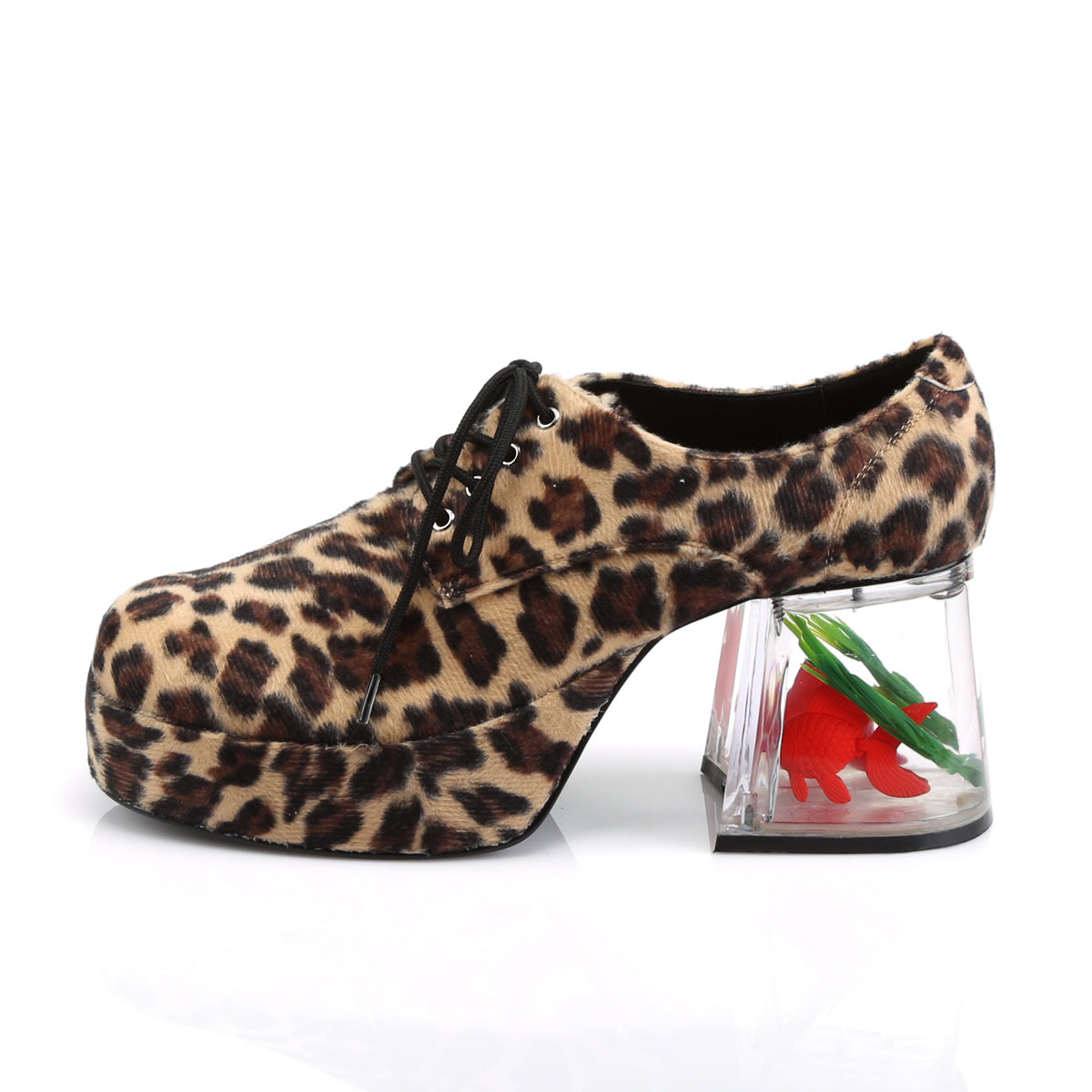 Funtasma Zapato de hombre bajo PIMP-02 Piel de guepardo