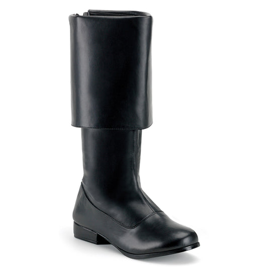 Funtasma Botas para hombre Pirate-100 PU negra
