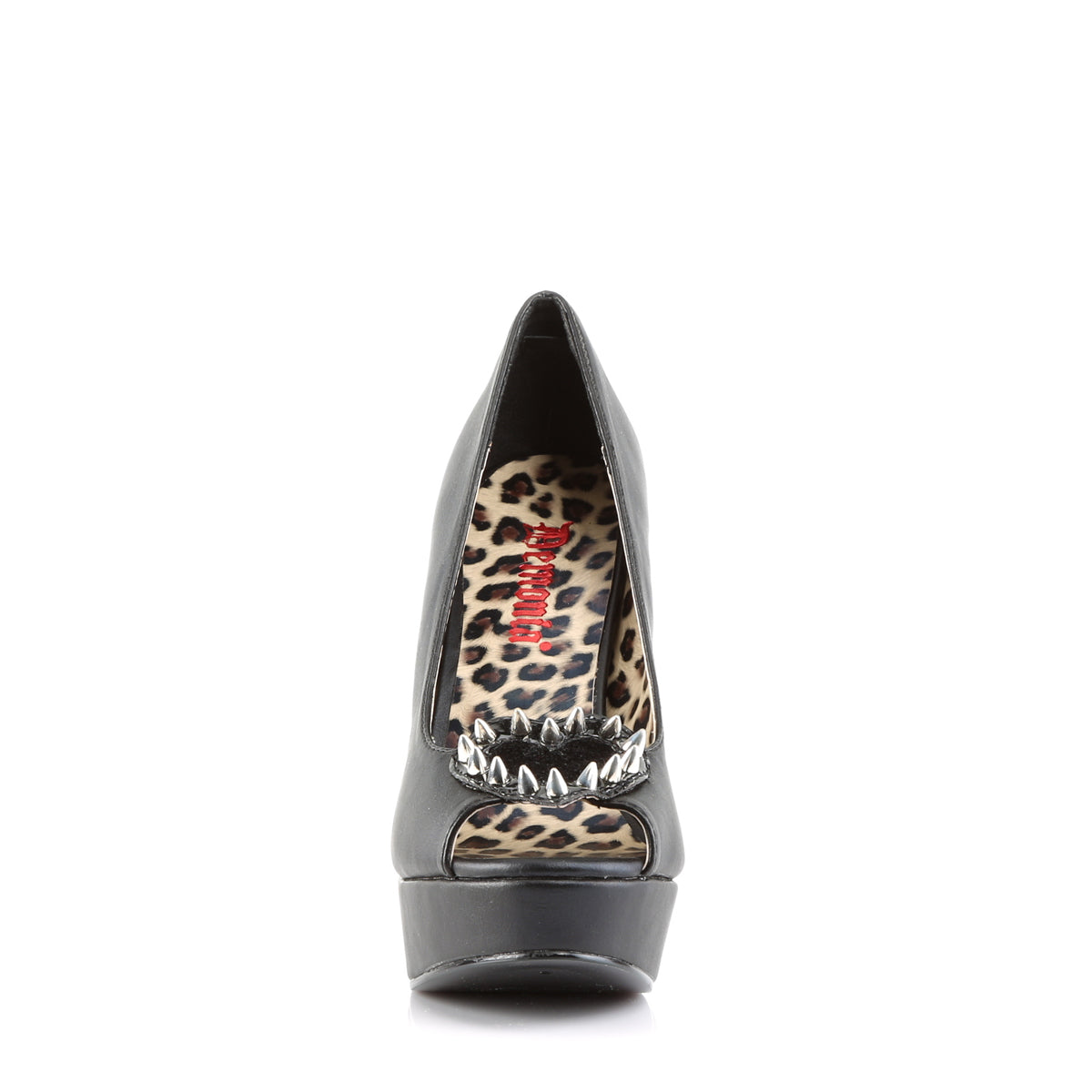 DemoniaCult Bombas de mujer PIXIE-17 BLK Vegan -Leather -Pony Furo