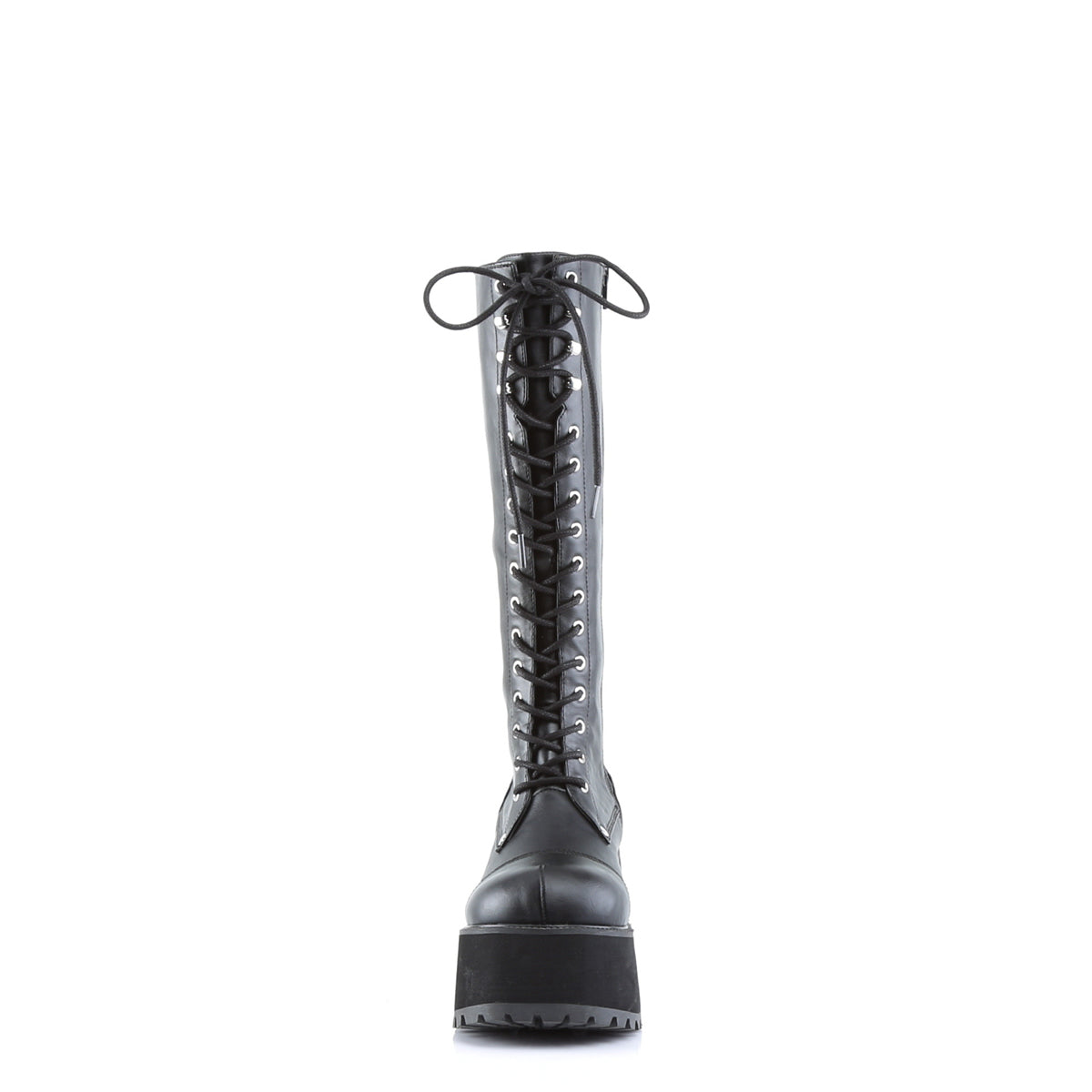 DemoniaCult Botas para hombre RANGER-302 BLK de cuero vegano