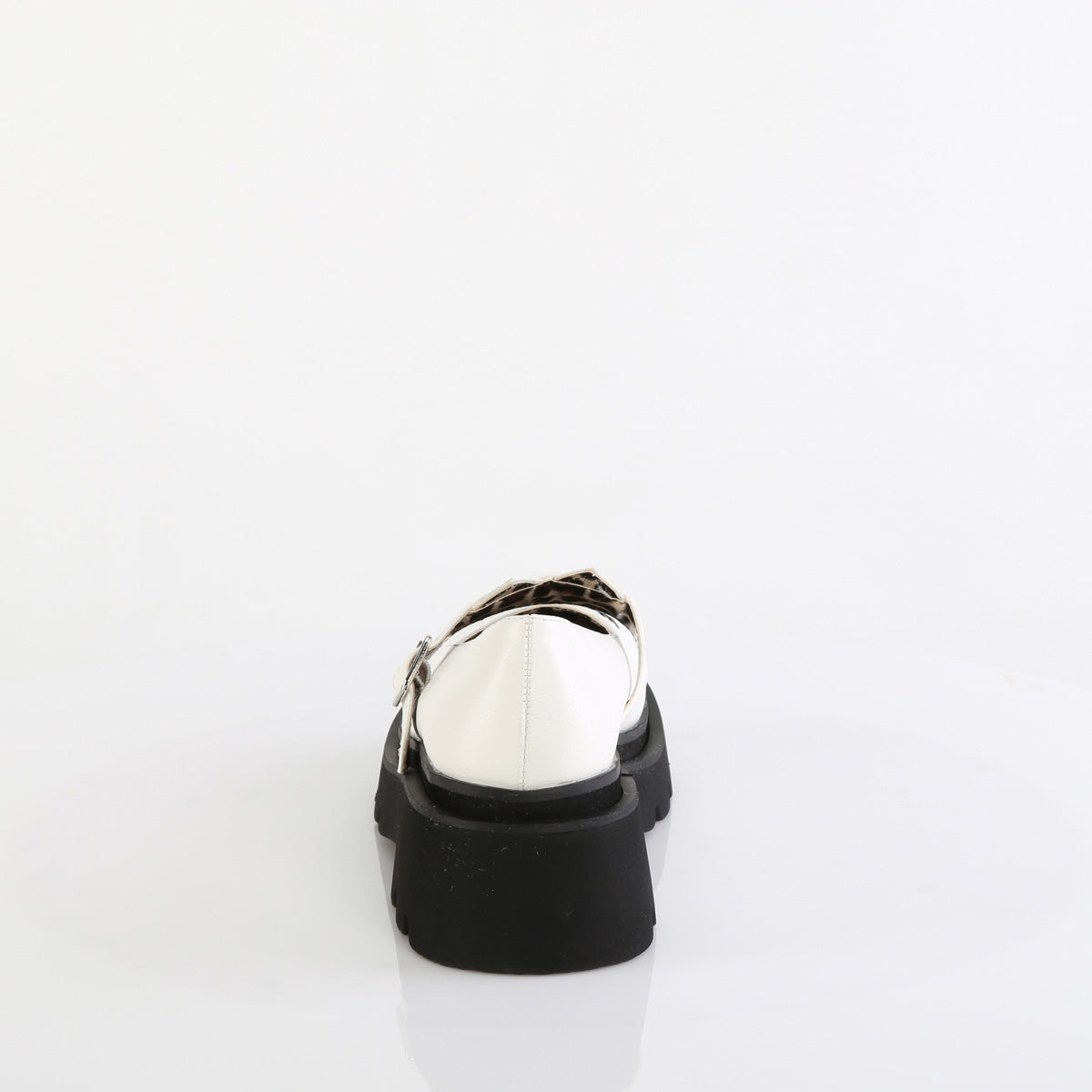 DemoniaCult RENEGADE-56 Wht Leather Vegan