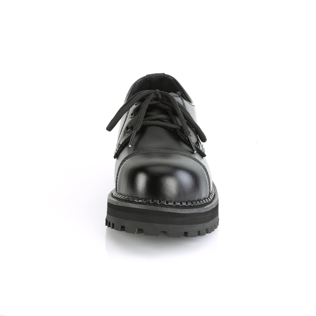 DemoniaCult Mens Boots RIOT-03 Blk Leather