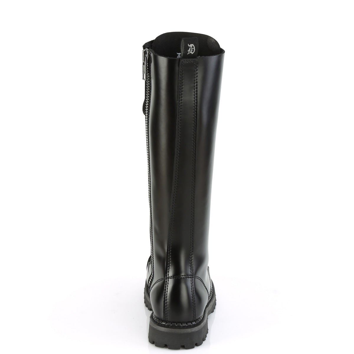 DemoniaCult Botas para hombre RIOT-20 BLK Leather