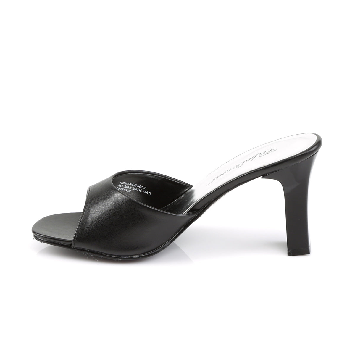 Fabulicious Sandalias para mujer ROMANCE-301-2 blk pu
