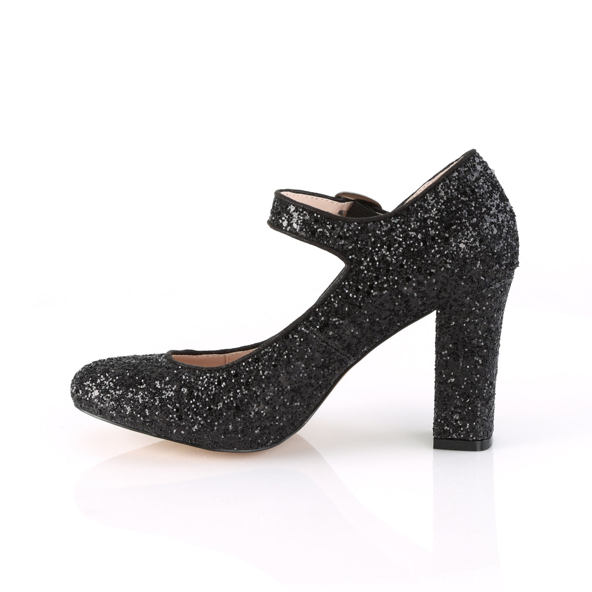 Fabulicious Womens Pumps SABRINA-07 Blk Glitter