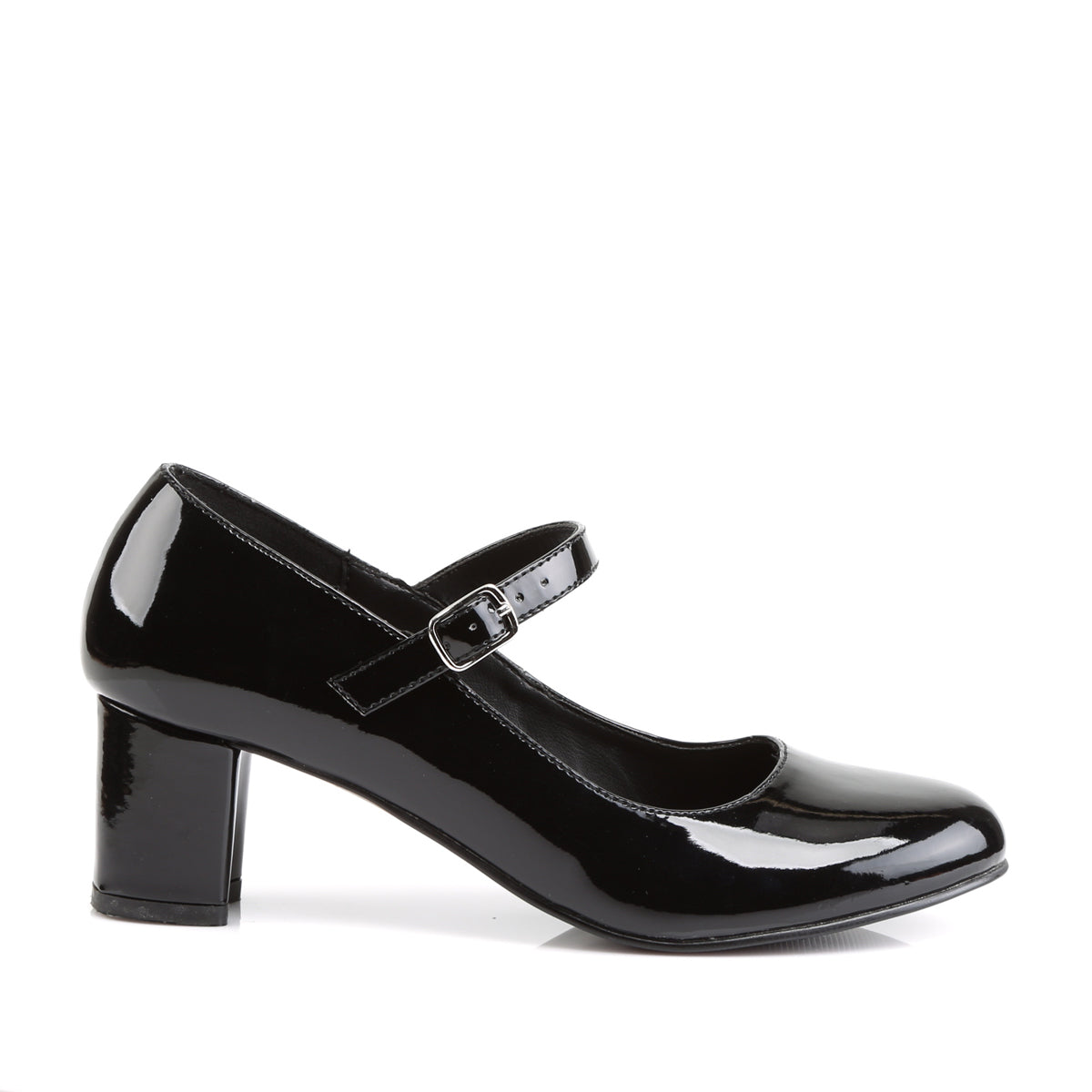 Funtasma Bombas para mujer Schoolgirl-50 BLK PAT
