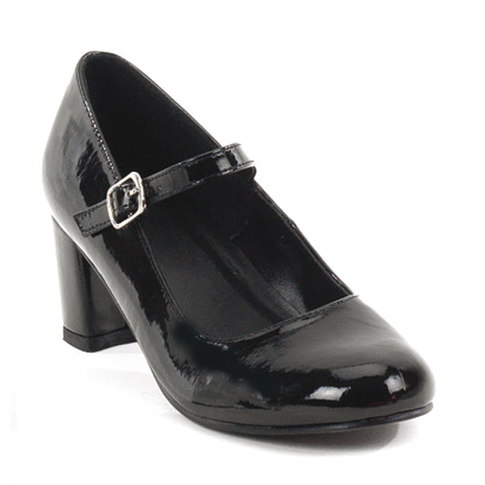 Funtasma Bombas para mujer Schoolgirl-50 BLK PAT
