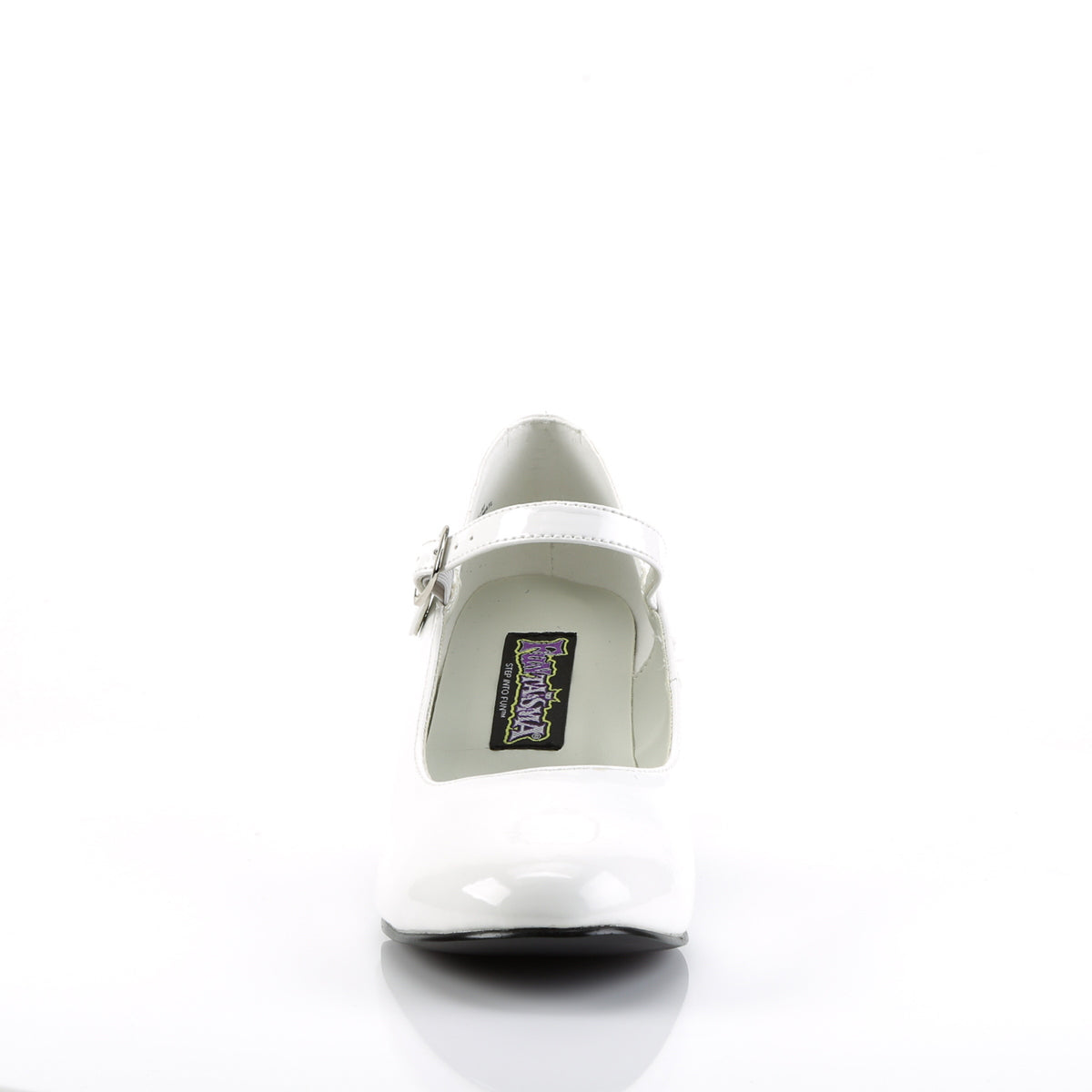 Funtasma Bombas para mujer Schoolgirl-50 wht pat