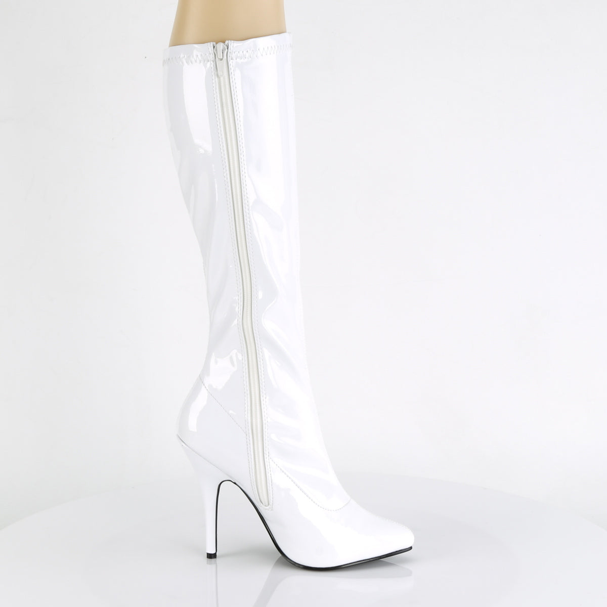 Pleaser Botas de mujer SEDUCE-2000 WHT STR PAT