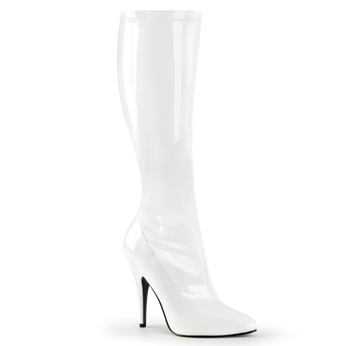 Pleaser Botas de mujer SEDUCE-2000 WHT STR PAT