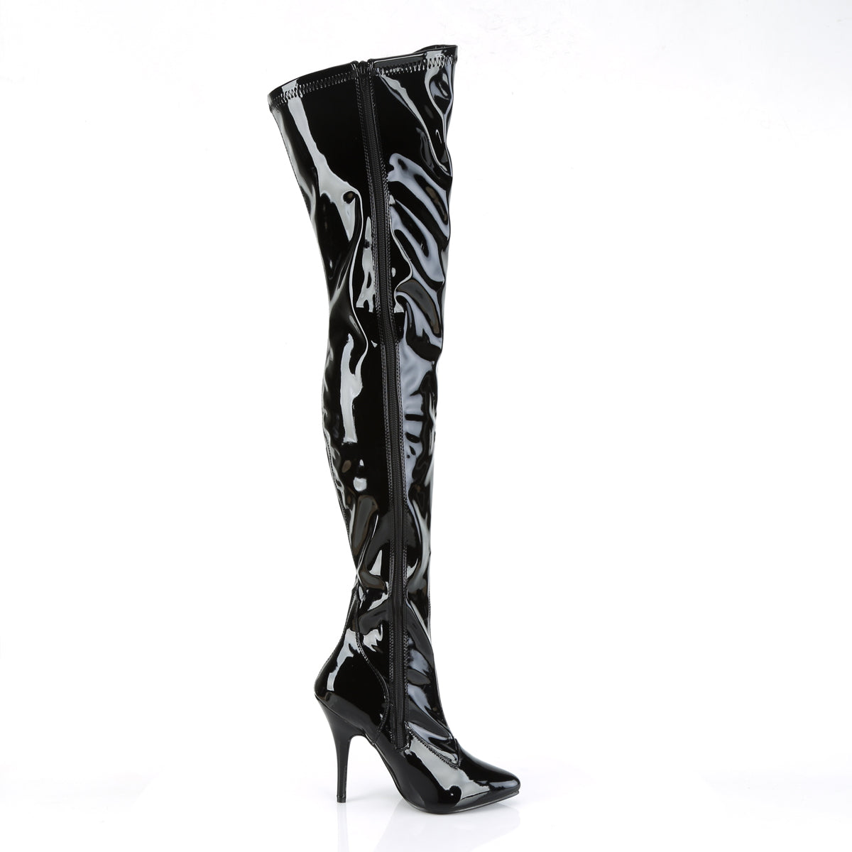 Pleaser Botas de mujer SEDUCE-3000 BLK STR PAT