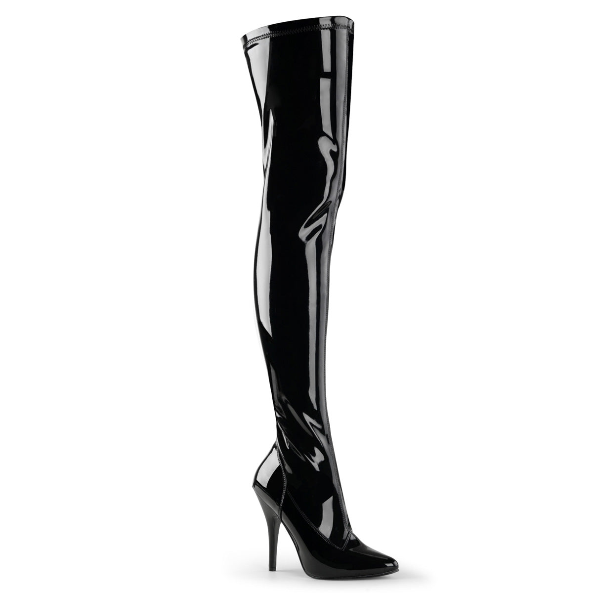 Pleaser Botas de mujer SEDUCE-3000 BLK STR PAT