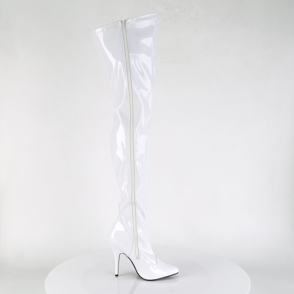 Pleaser Botas de mujer SEDUCE-3000 WHT STR PAT