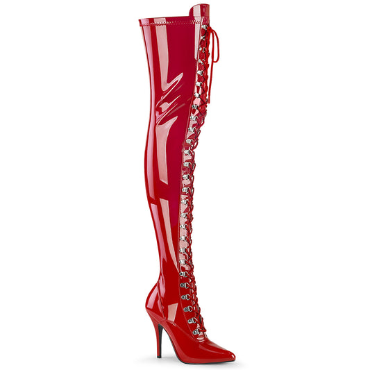 Pleaser Botas de mujer SEDUCE-3024 Red Pat