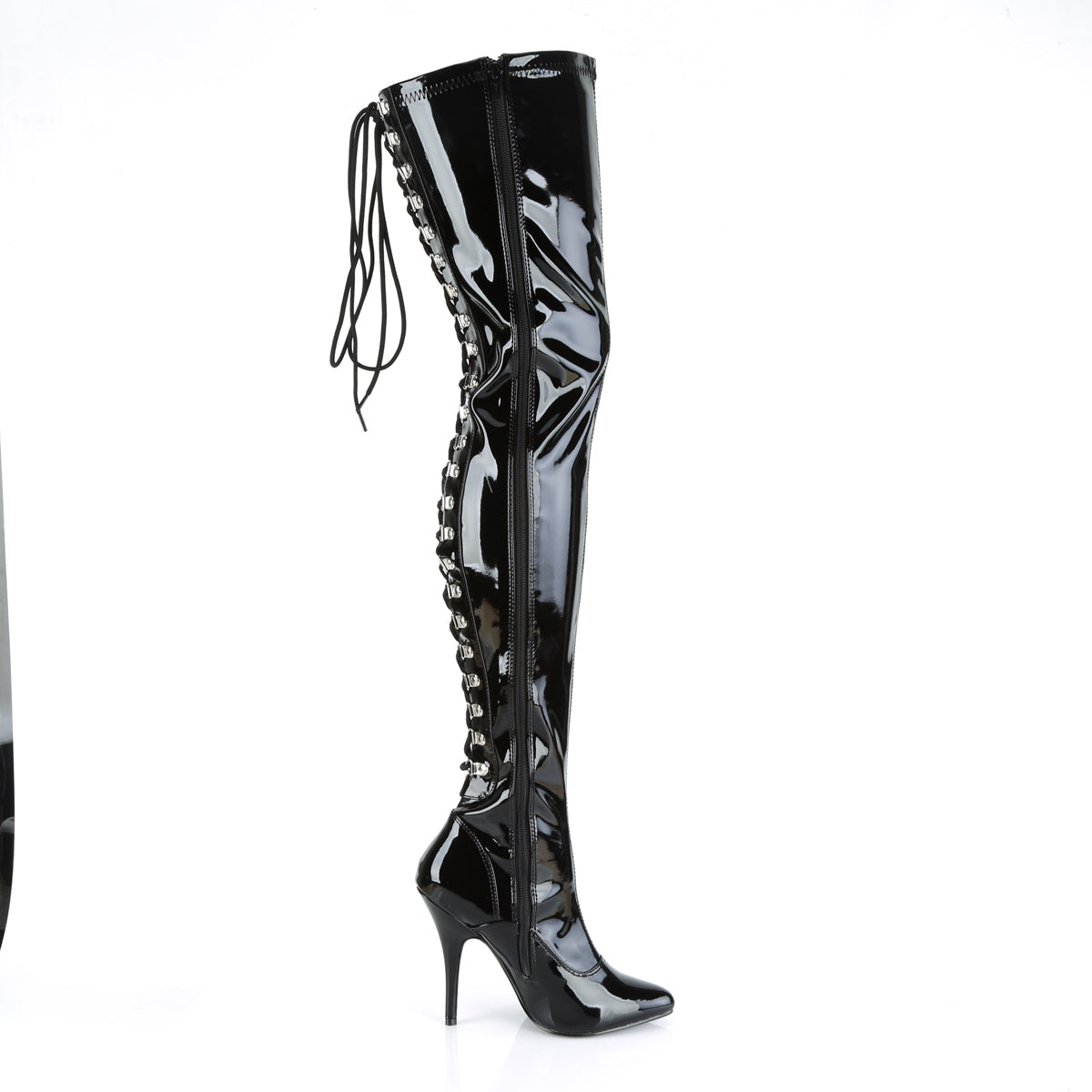 Pleaser Botas de mujer SEDUCE-3063 BLK STR PAT