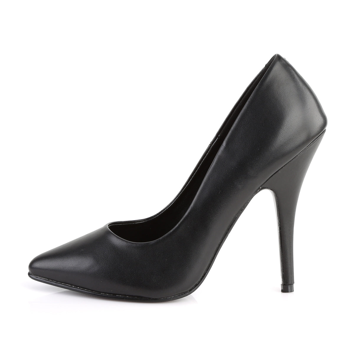 Pleaser Bombas para mujer SEDUCE-420 Blk Faux Cuero
