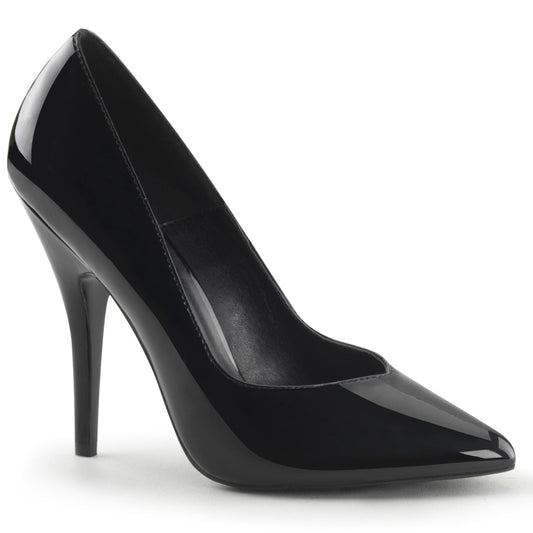 Pleaser Bombas para mujer SEDUCE-420V BLK PAT