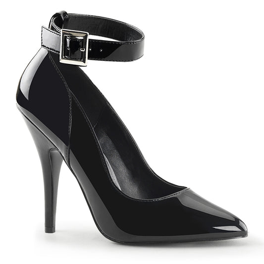 Pleaser Bombas para mujer SEDUCE-431 BLK PAT