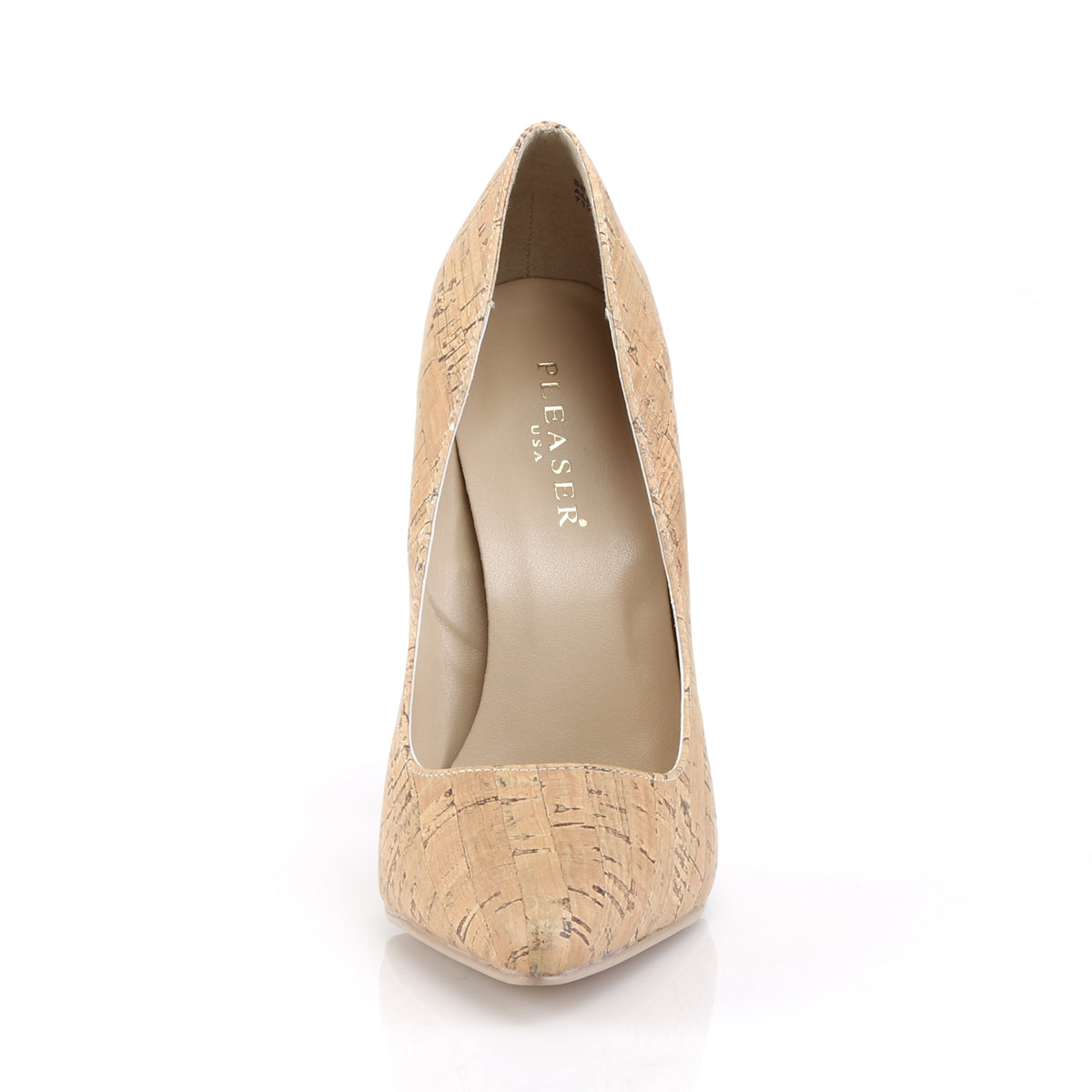Pleaser Womens Pumps SEXY-20 Cork Faux Leather