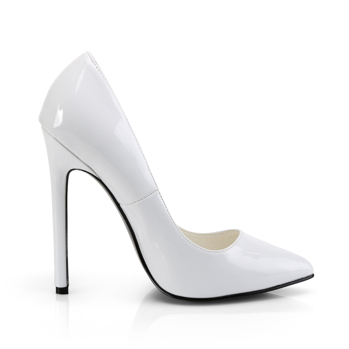 Pleaser Womens Pumps SEXY-20 Wht Pat