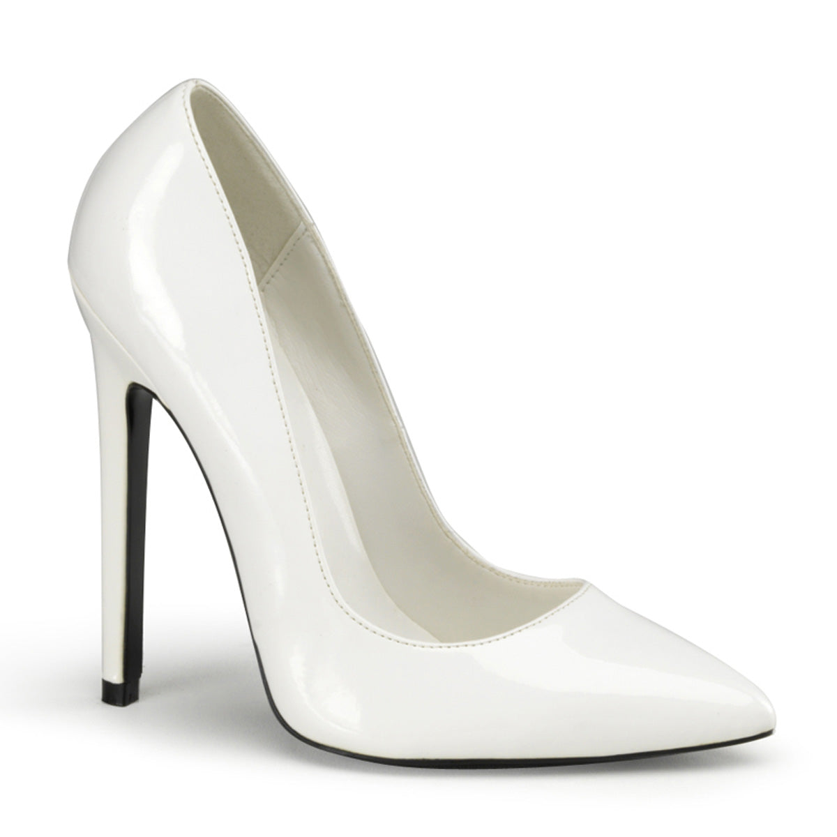 Pleaser Womens Pumps SEXY-20 Wht Pat