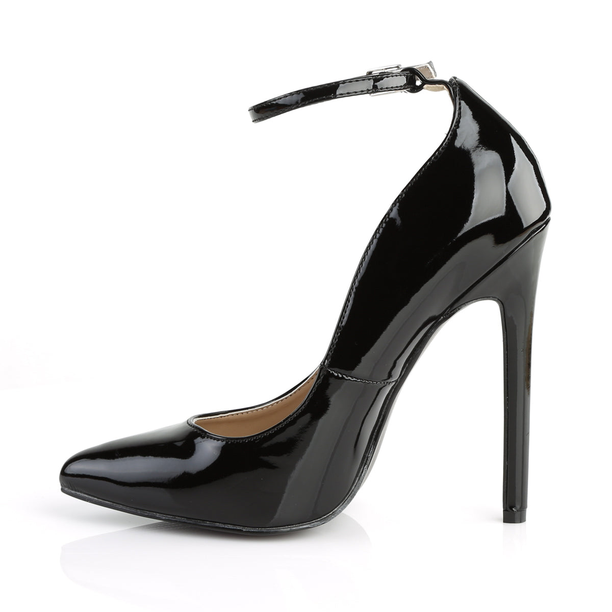 Pleaser Bombas para mujer SEXY-23 BLK PAT