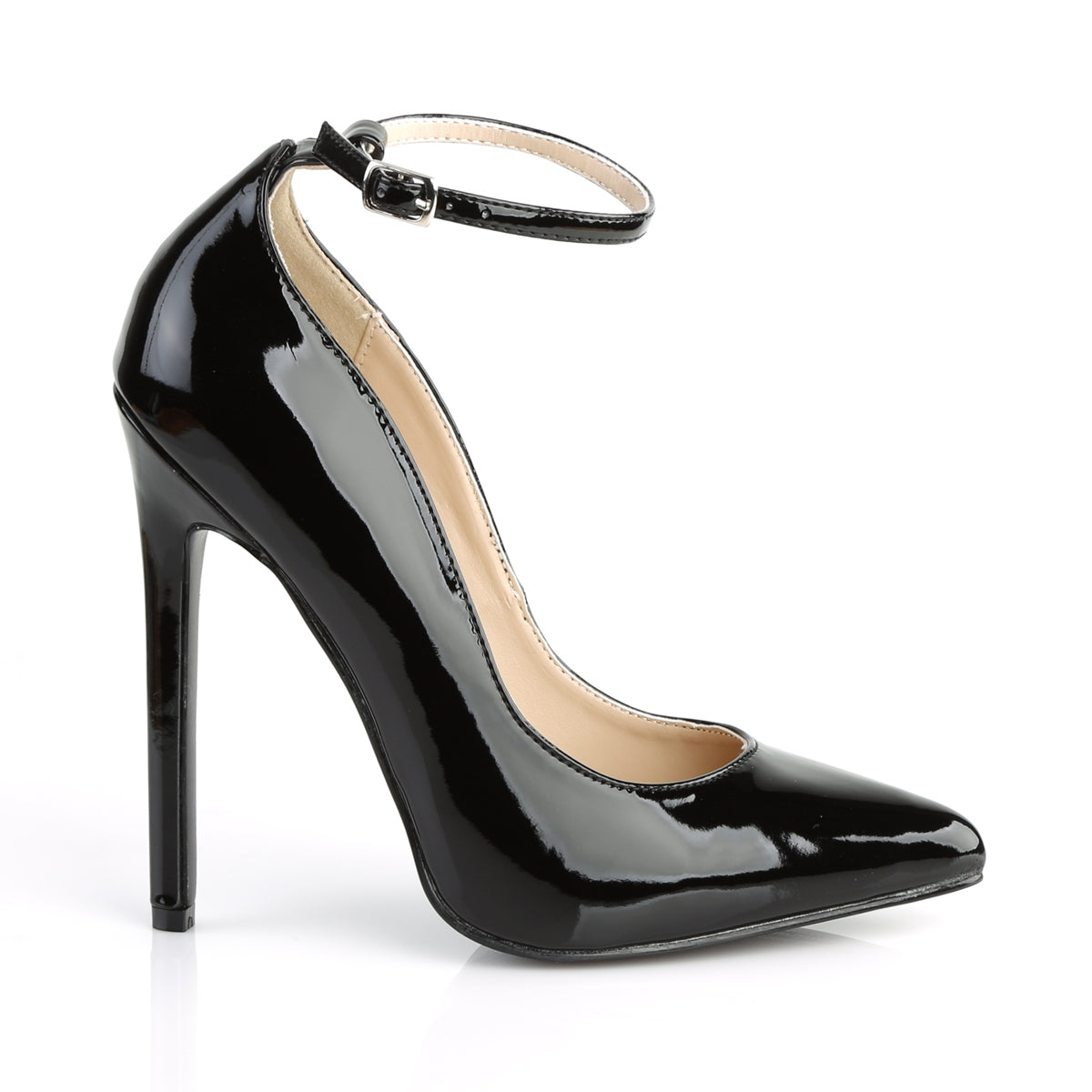 Pleaser Bombas para mujer SEXY-23 BLK PAT