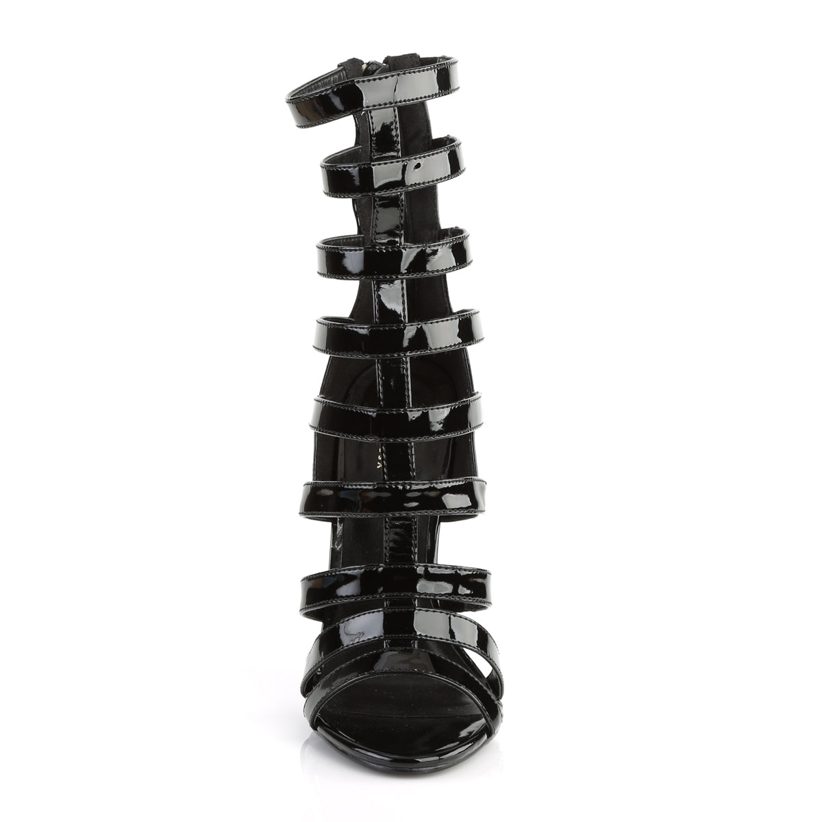 Pleaser Botas de tobillo para mujer SEXY-52 BLK PAT