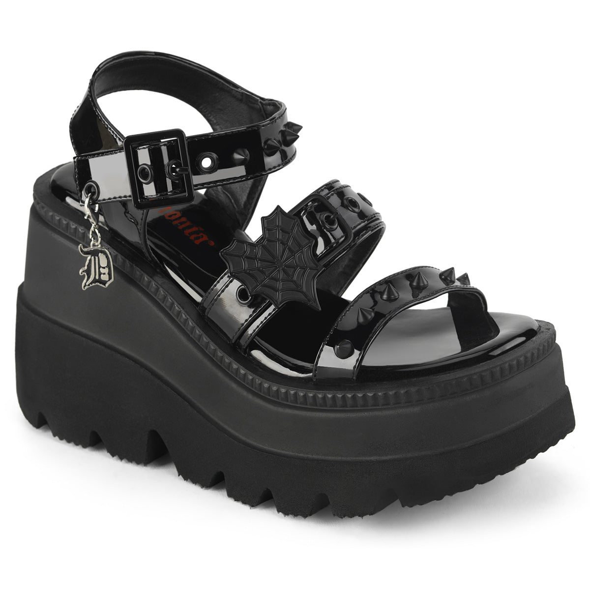 DemoniaCult Sandals SHAKER-13 Blk Pat
