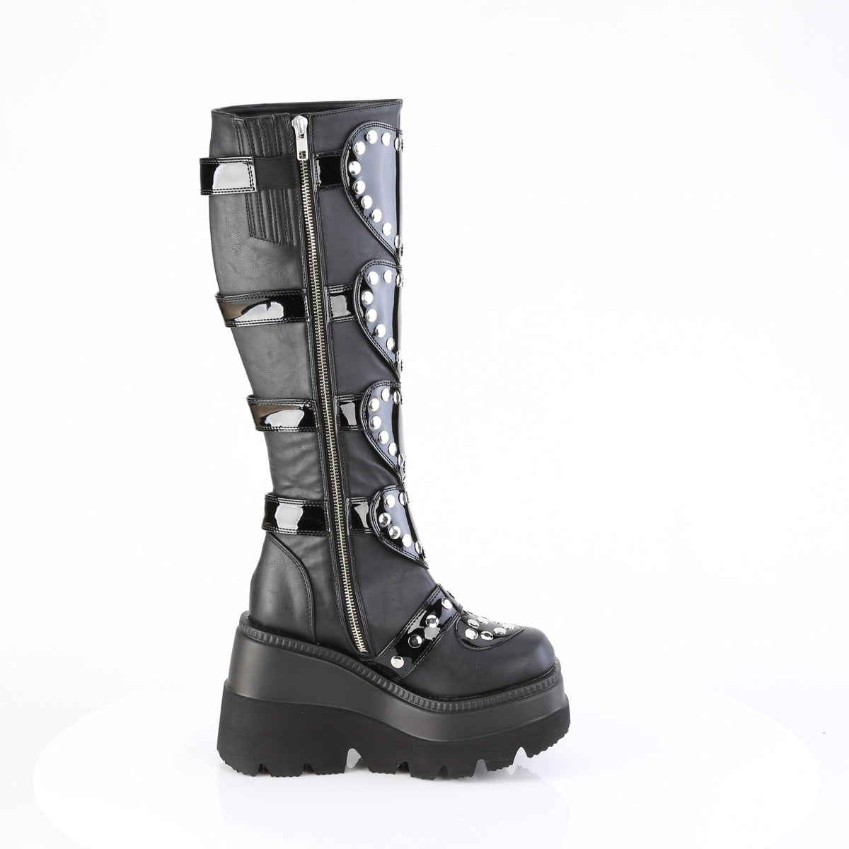 DemoniaCult SHAKER-210 BLK de cuero vegano