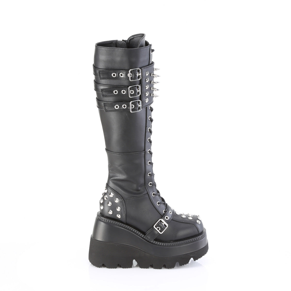 DemoniaCult SHAKER-225 BLK de cuero vegano