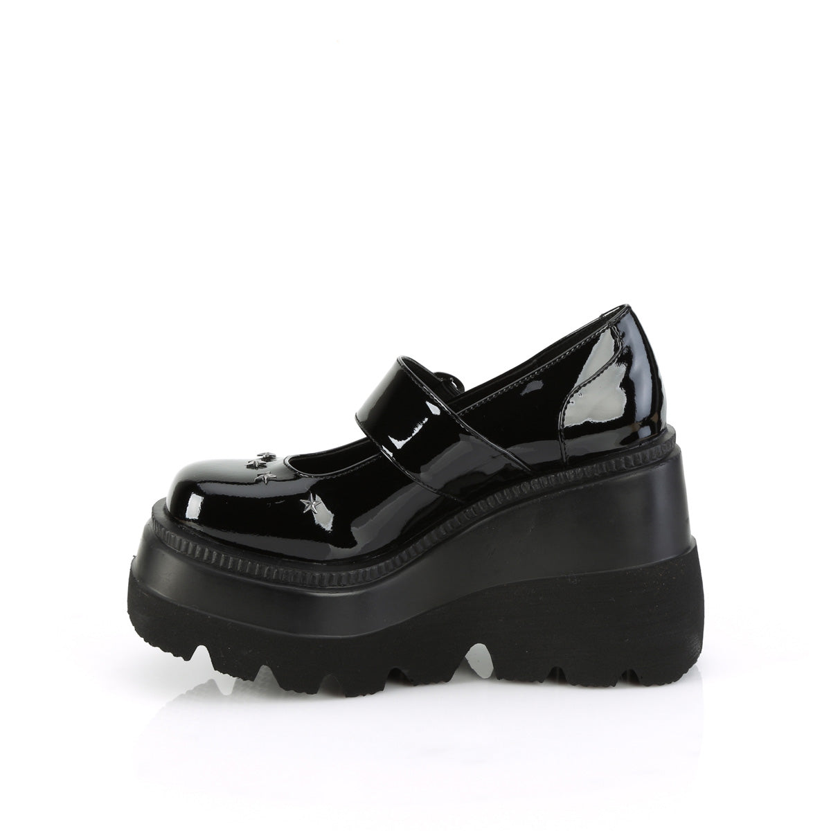 DemoniaCult Pumps SHAKER-23 Blk Patent