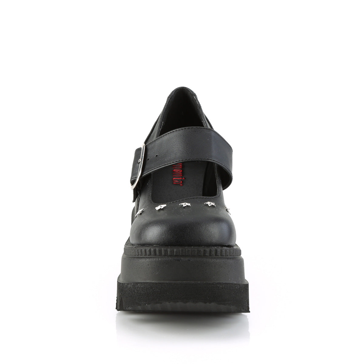 DemoniaCult Zapatillas SHAKER-23 Blk Leather Vegan