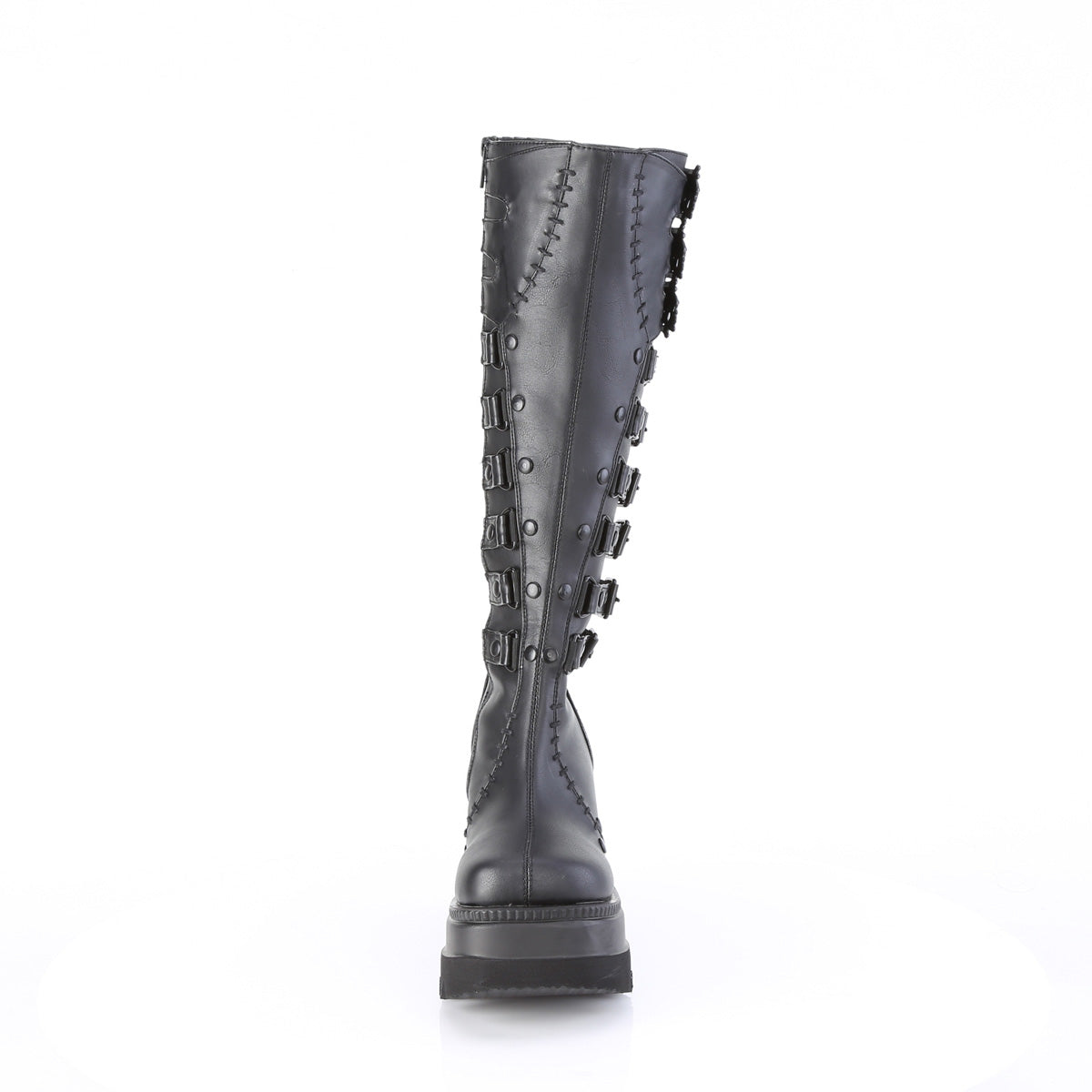 DemoniaCult SHAKER-232 BLK de cuero vegano