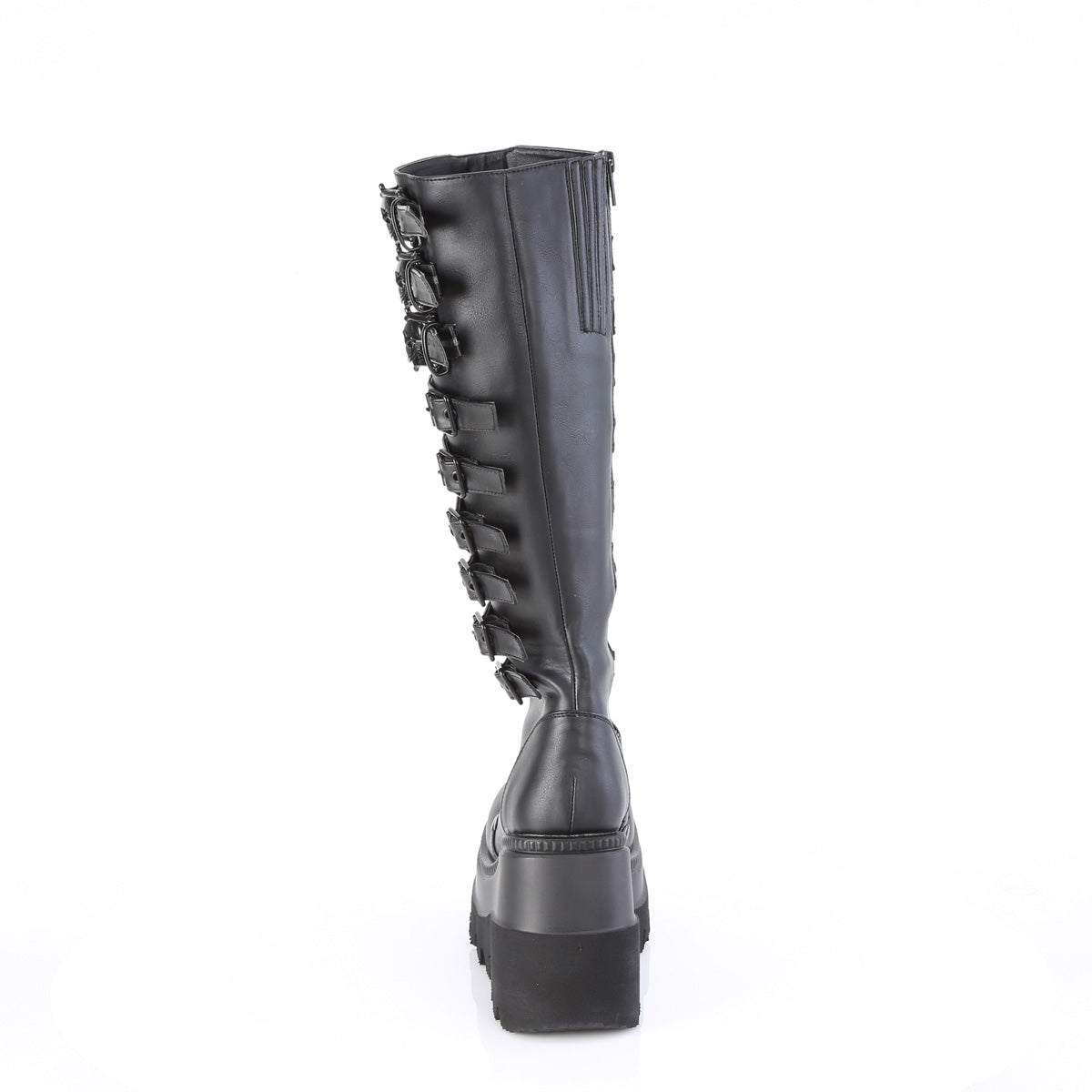 DemoniaCult SHAKER-232 BLK de cuero vegano