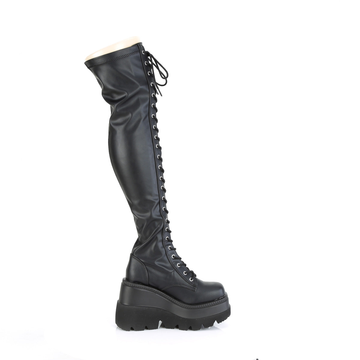 DemoniaCult Boots SHAKER-374 Blk Str. Vegan Leather