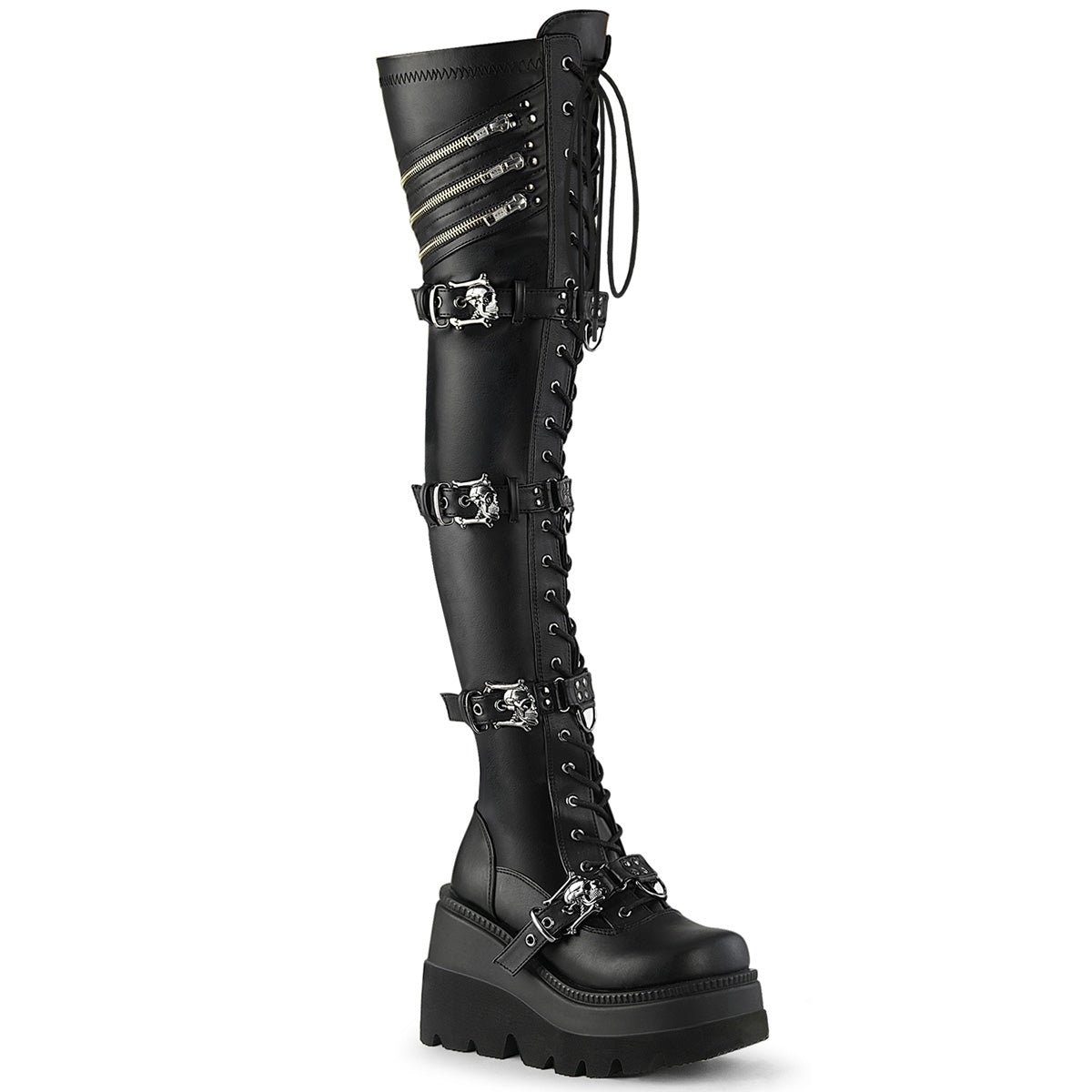 DemoniaCult SHAKER-420 BLK STRING VEGAN PUERO