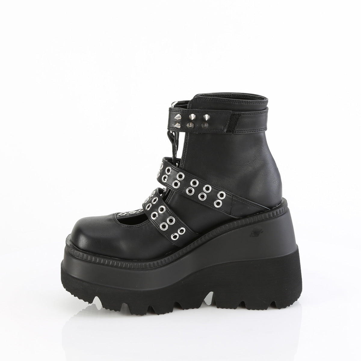 DemoniaCult SHAKER-62 BLK de cuero vegano