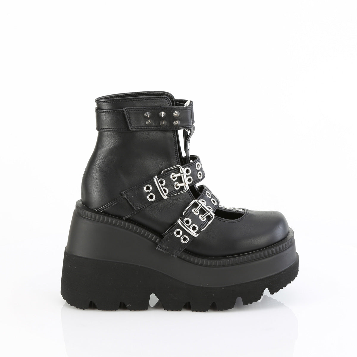 DemoniaCult SHAKER-62 BLK de cuero vegano