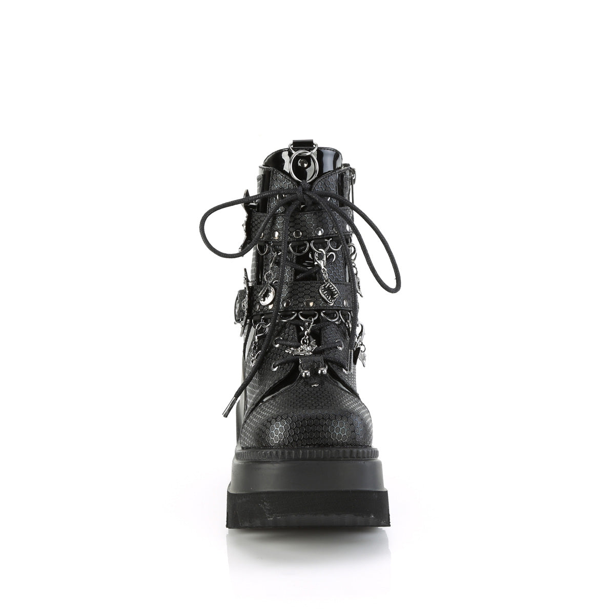 DemoniaCult SHAKER-66 BLK de cuero vegano