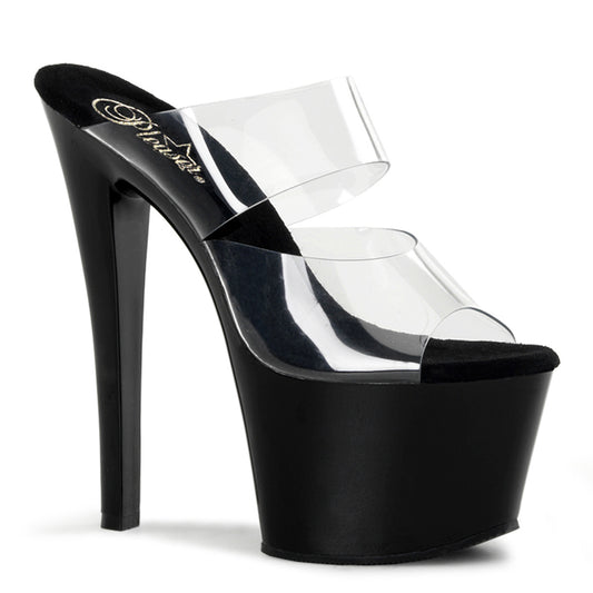 Pleaser Sandalias para mujer SKY-302 clr / blk