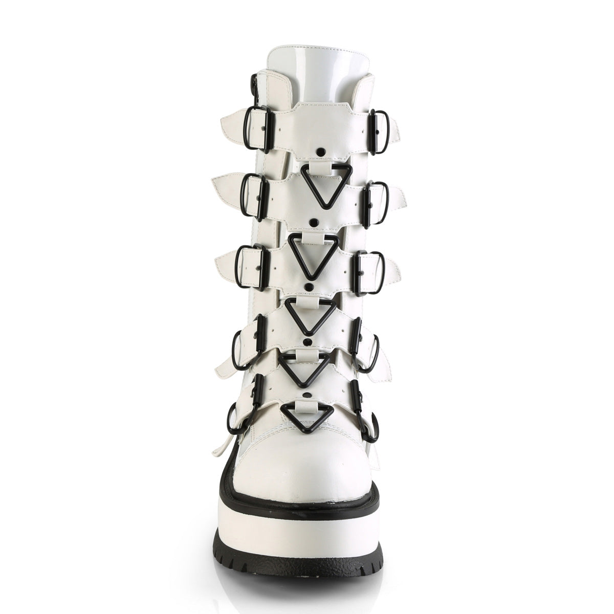 DemoniaCult Botas SLACKER-160 wht pat