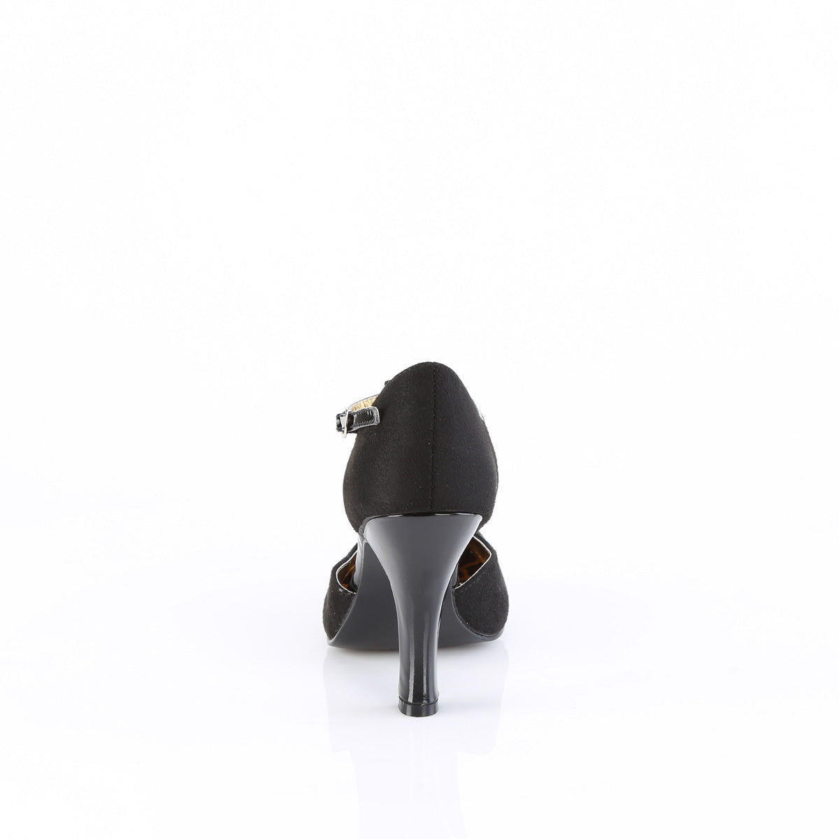 Pin Up Couture Bombas para mujer SMITTEN-10 BLK M. SUEDE-BLK PAT