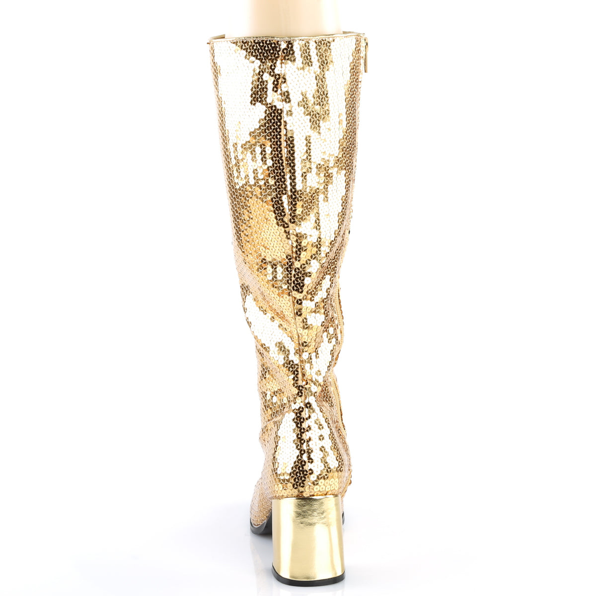 Bordello Botas de mujer SPECTACUL-300sq dorado lentejuelas