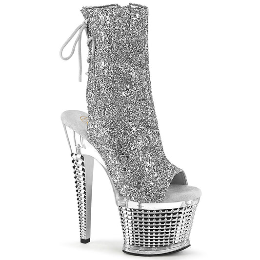 Pleaser  Botines SPECTATOR-1018g SLV Glitter / CLR-SLV Chrome