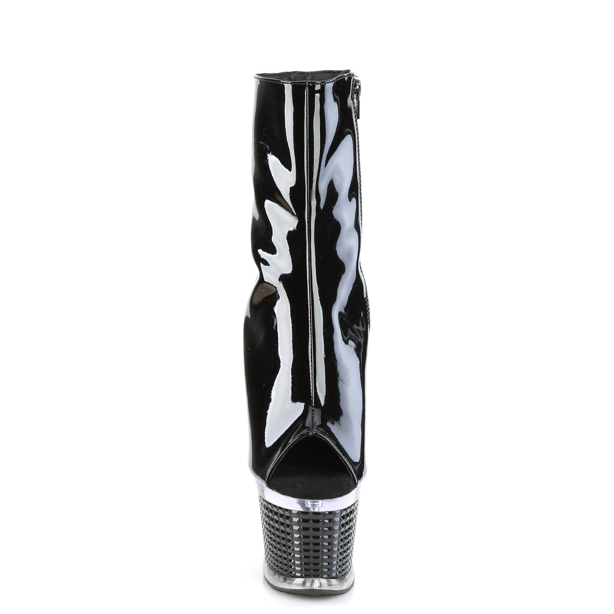 Pleaser Botines SPECTATOR-1021 BLK PAT / CLR-BLK