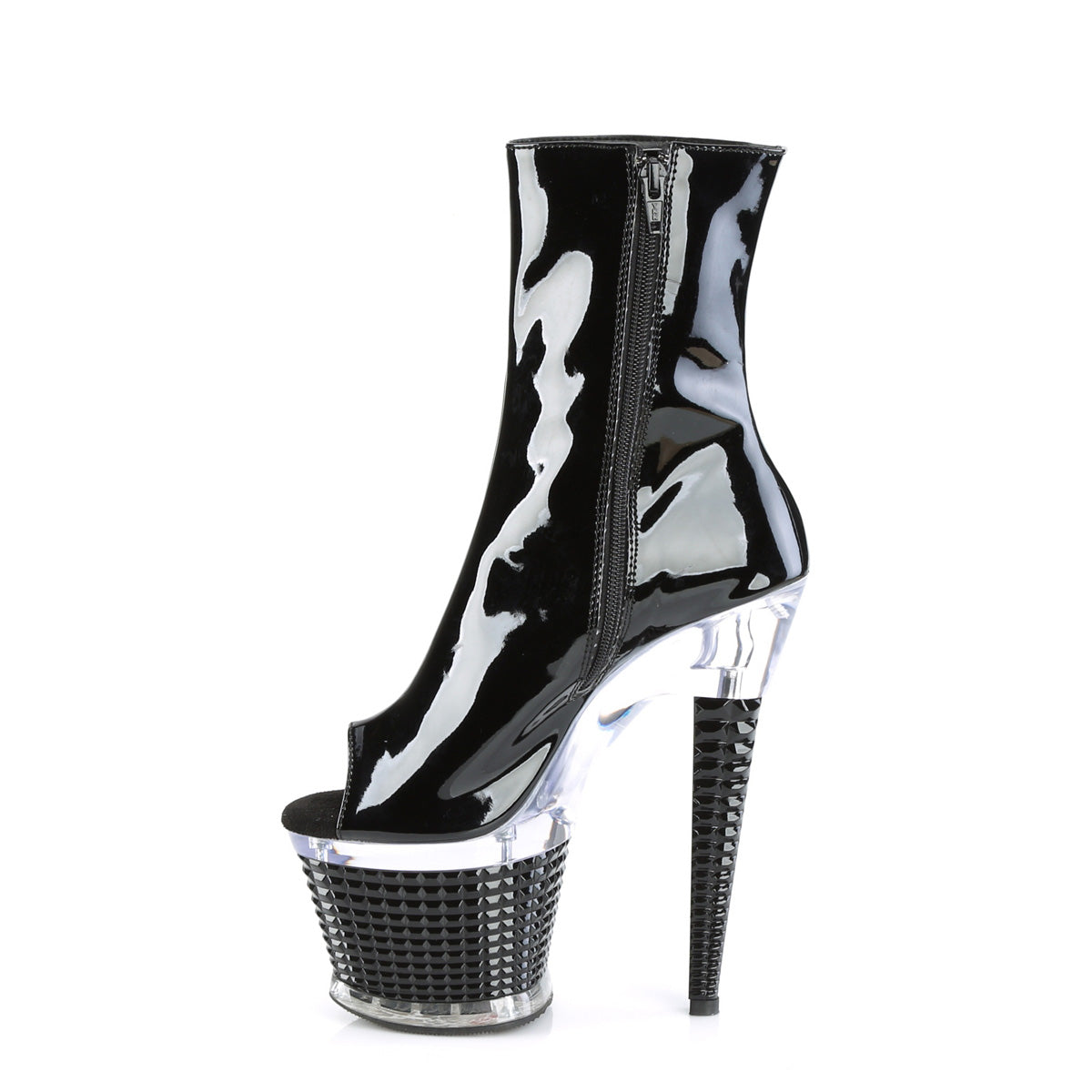 Pleaser Botines SPECTATOR-1021 BLK PAT / CLR-BLK